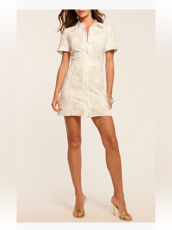 Ramy Brook Dresses & Skirts - Ramy Brook Shannon Embroidered White Dress 2 NWT